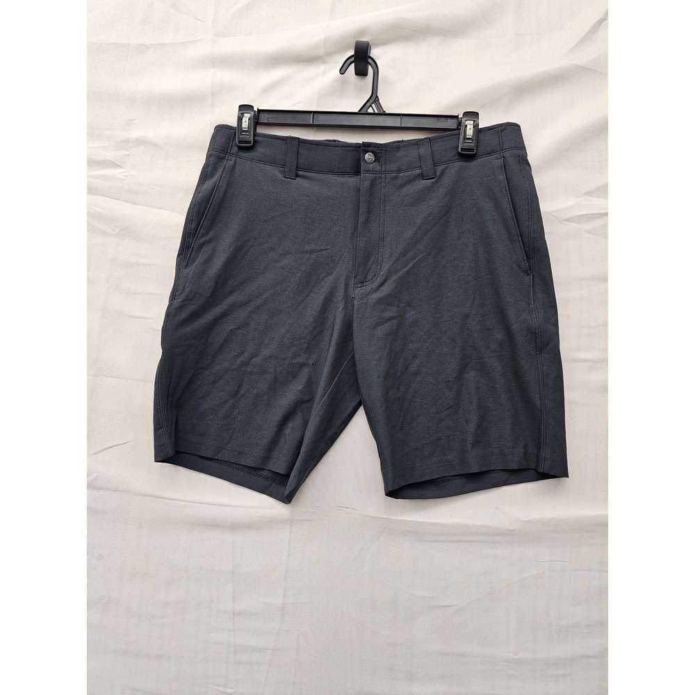 Callaway Mens Moisture Wicking Golf Shorts Gray Polyester Blend Size 34